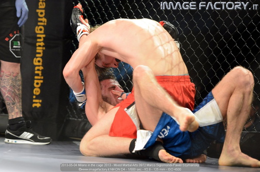 2013-05-04 Milano in the cage 2013 - Mixed Martial Arts 0972 Marco Sigismondi-Pawel Szymansky